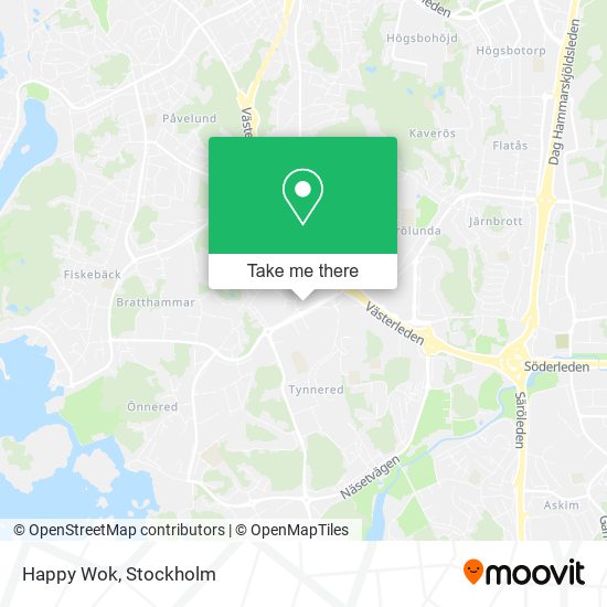 Happy Wok map