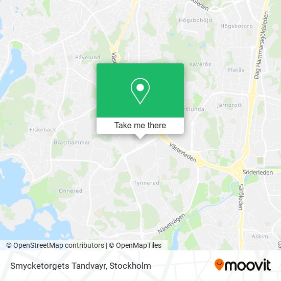 Smycketorgets Tandvayr map