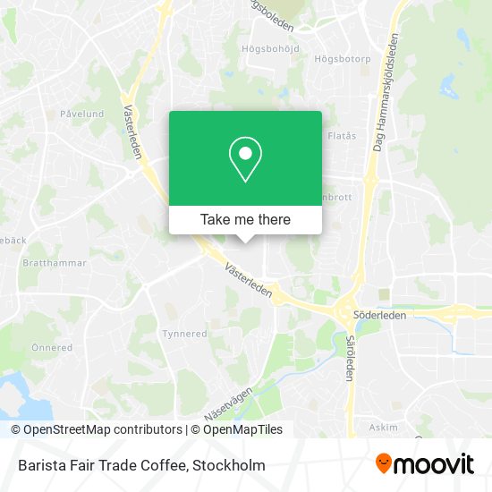 Barista Fair Trade Coffee map