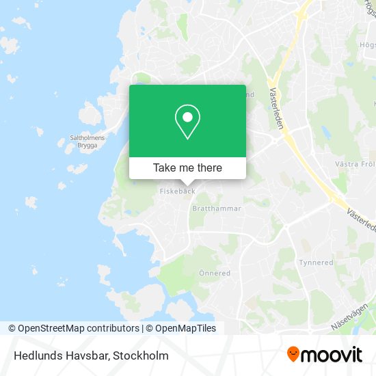 Hedlunds Havsbar map