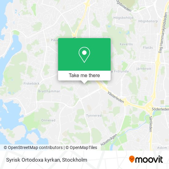 Syrisk Ortodoxa kyrkan map