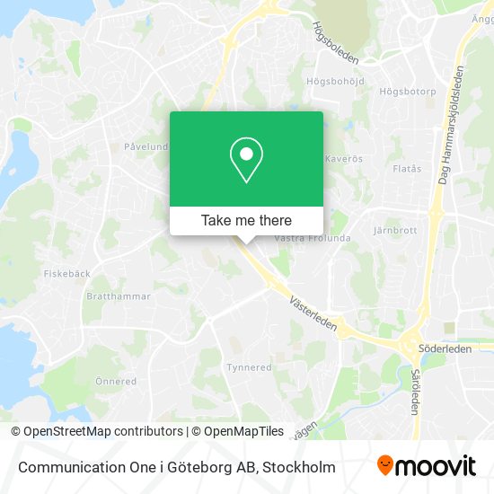 Communication One i Göteborg AB map