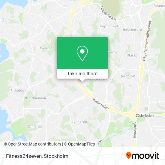 Fitness24seven map