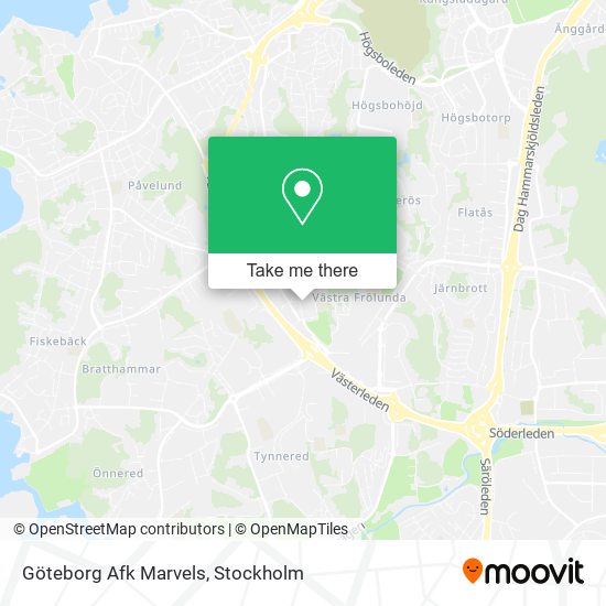 Göteborg Afk Marvels map