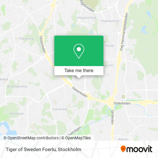 Tiger of Sweden Foerlu map