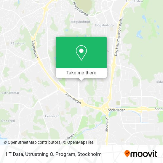 I T Data, Utrustning O. Program map