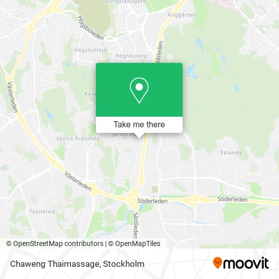 Chaweng Thaimassage map