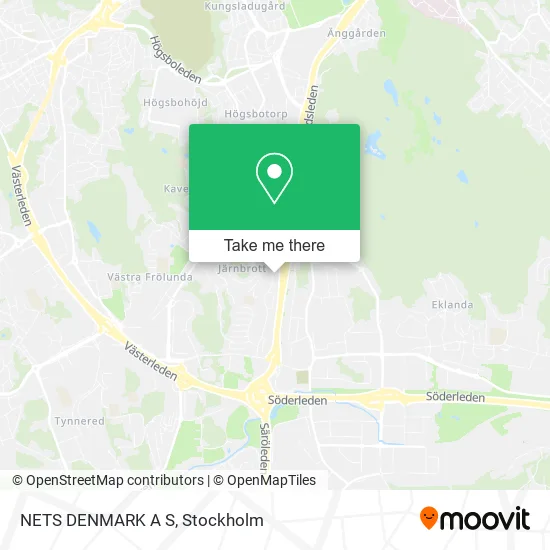 NETS DENMARK A S map