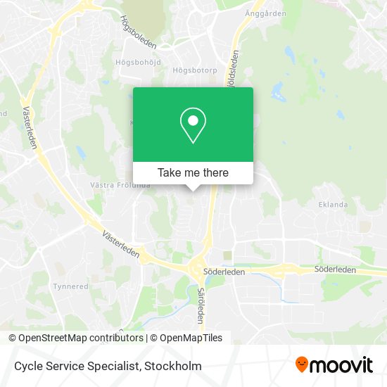 Cycle Service Specialist map