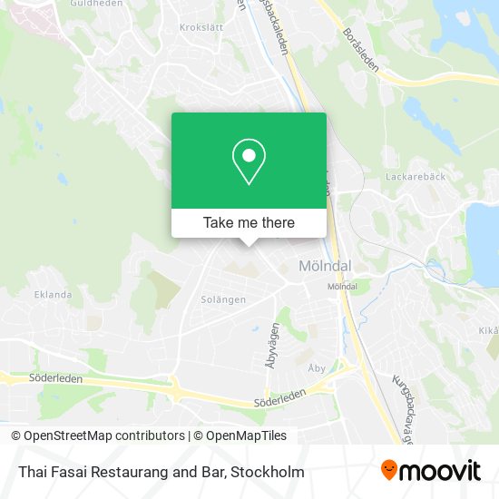 Thai Fasai Restaurang and Bar map