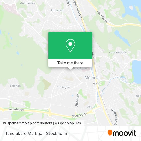 Tandläkare Markfjäll map