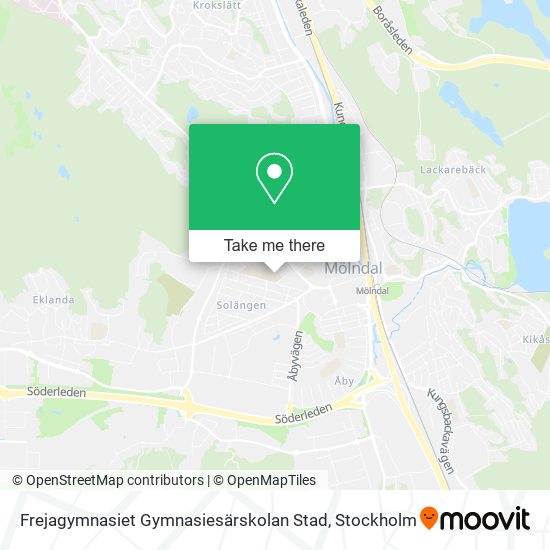 Frejagymnasiet Gymnasiesärskolan Stad map