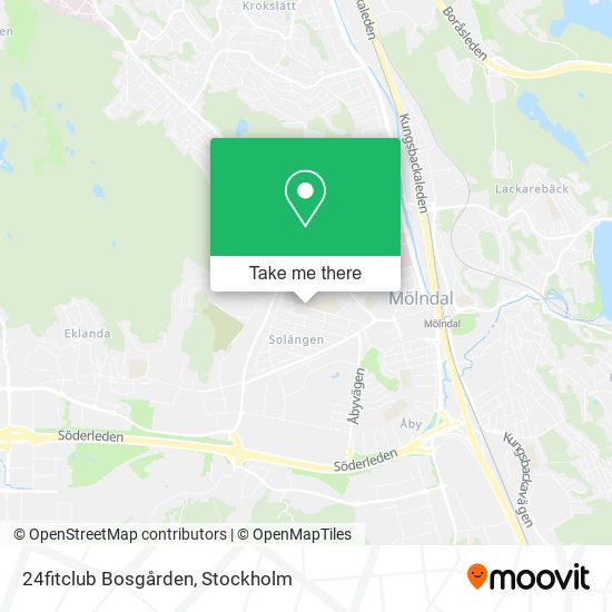 24fitclub Bosgården map