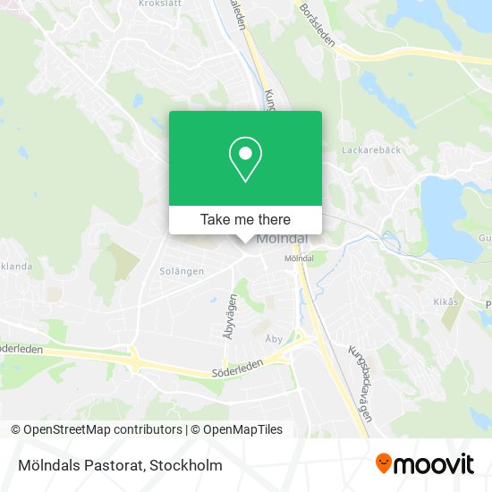 Mölndals Pastorat map