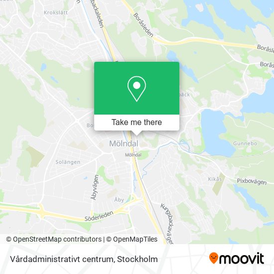 Vårdadministrativt centrum map