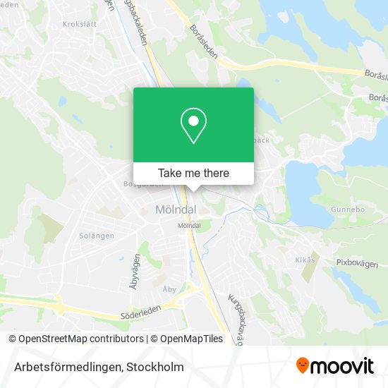 Arbetsförmedlingen map