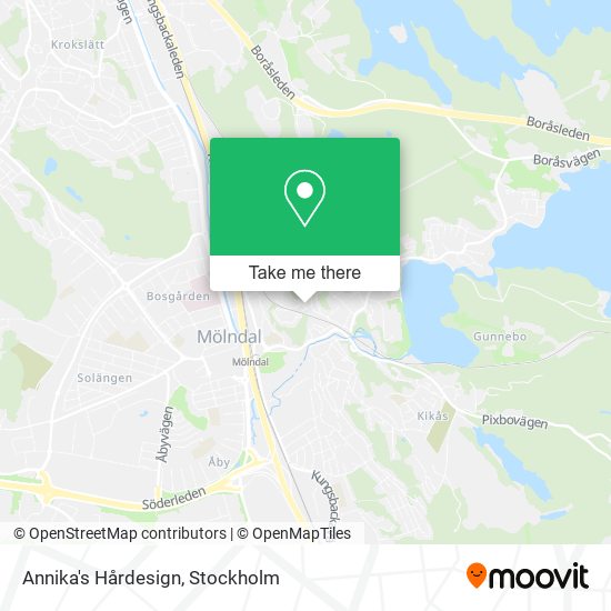 Annika's Hårdesign map