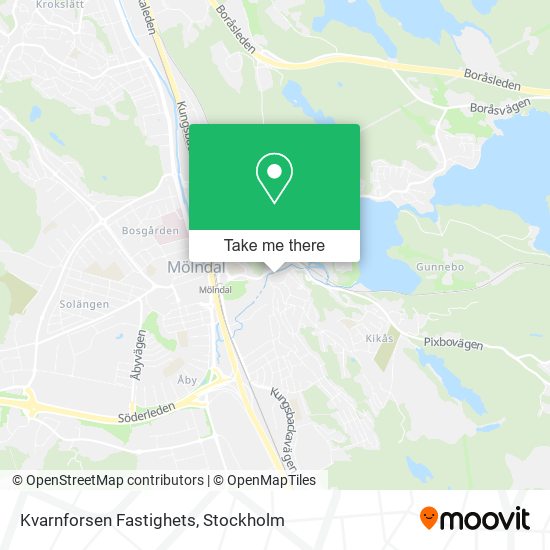 Kvarnforsen Fastighets map