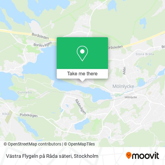 Västra Flygeln på Råda säteri map