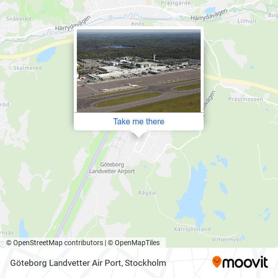 Göteborg Landvetter Air Port map