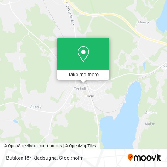 Butiken för Klädsugna map