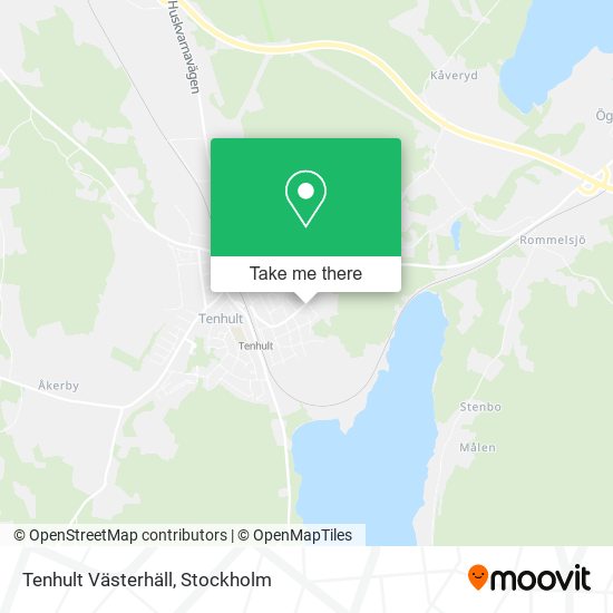 Tenhult Västerhäll map