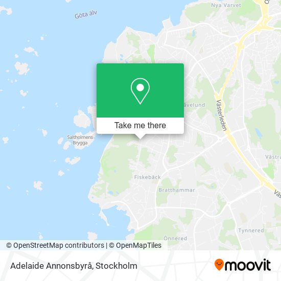 Adelaide Annonsbyrå map