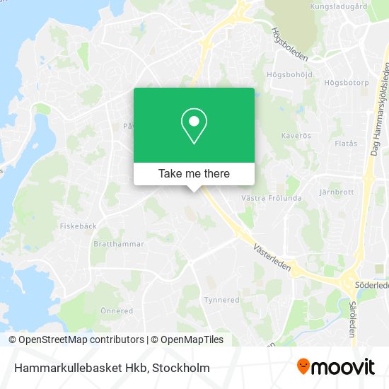 Hammarkullebasket Hkb map