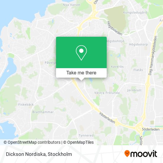 Dickson Nordiska map