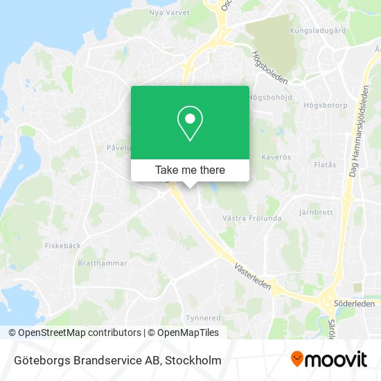 Göteborgs Brandservice AB map