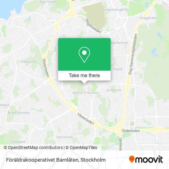 Föräldrakooperativet Barnlåten map