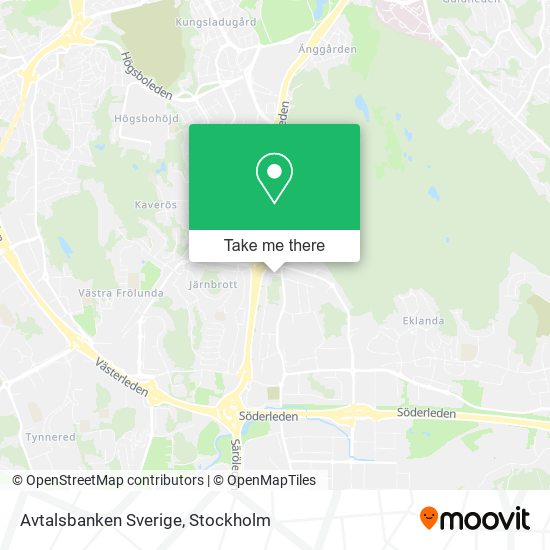 Avtalsbanken Sverige map