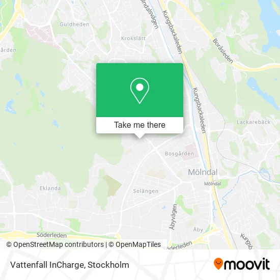 Vattenfall InCharge map