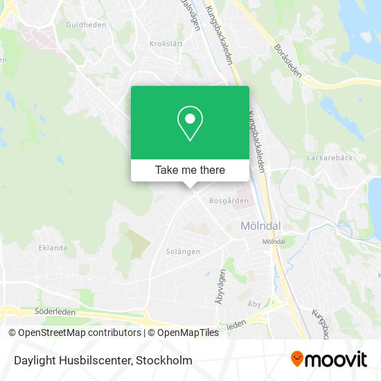 Daylight Husbilscenter map