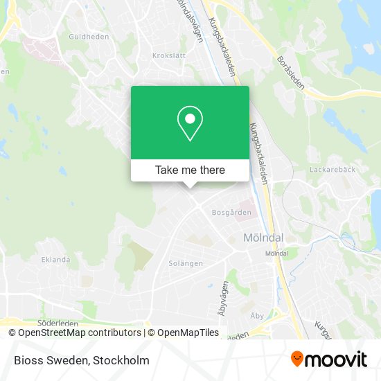 Bioss Sweden map