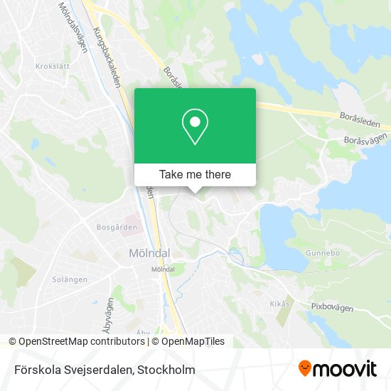 Förskola Svejserdalen map