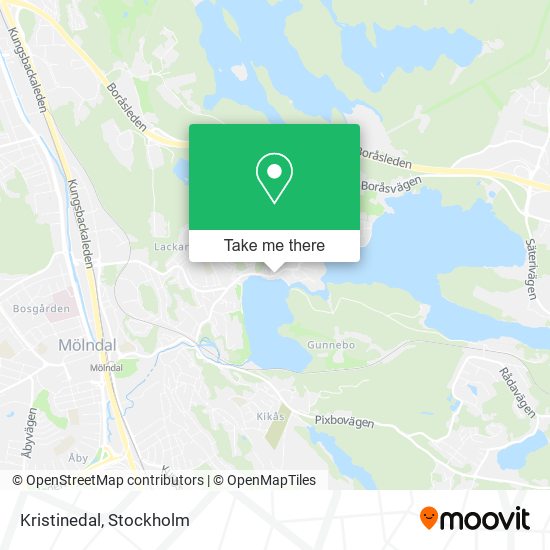 Kristinedal map