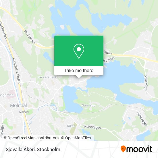 Sjövalla Åkeri map