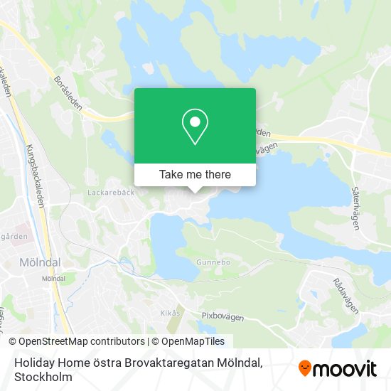 Holiday Home östra Brovaktaregatan Mölndal map