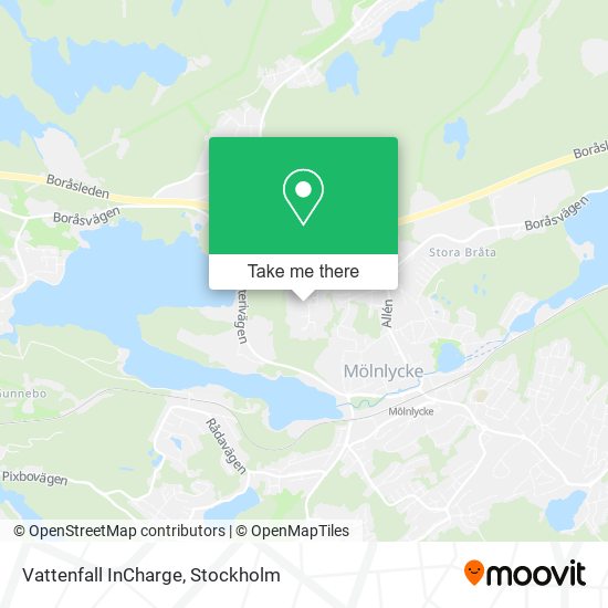 Vattenfall InCharge map