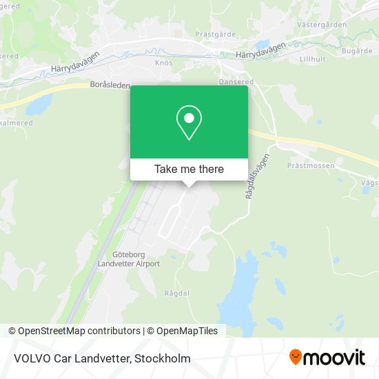 VOLVO Car Landvetter map