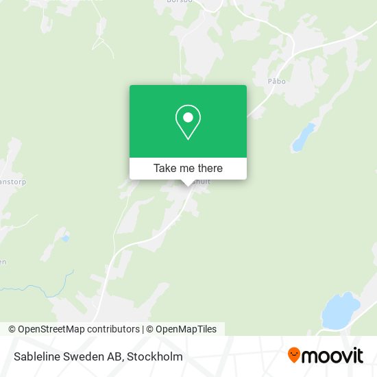 Sableline Sweden AB map