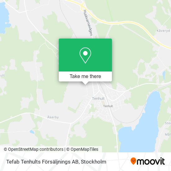 Tefab Tenhults Försäljnings AB map