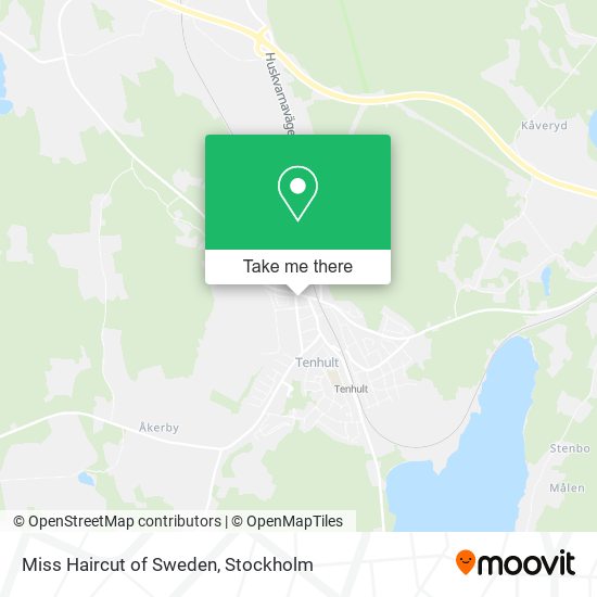 Miss Haircut of Sweden map