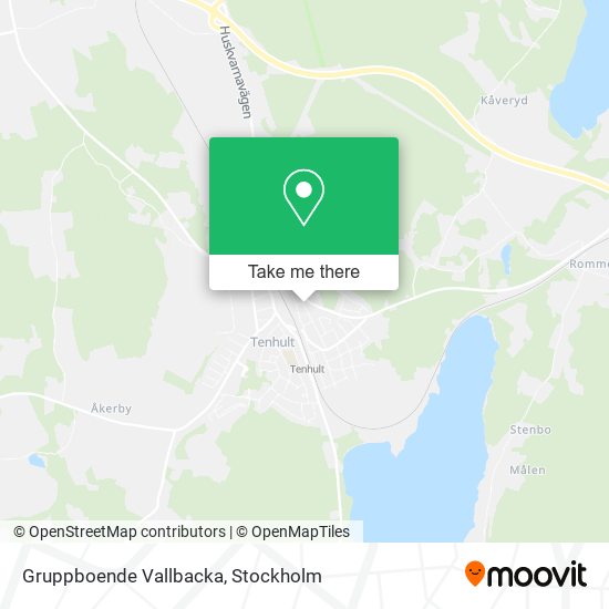 Gruppboende Vallbacka map