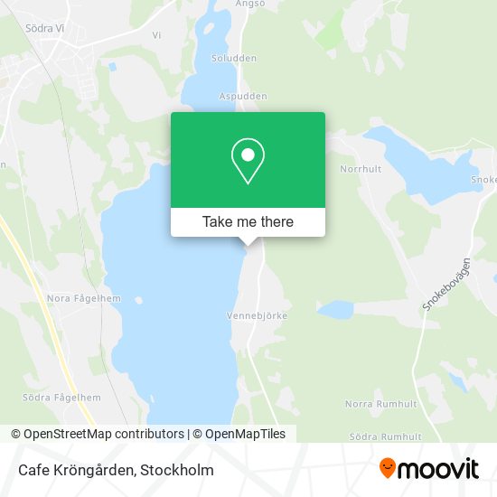 Cafe Kröngården map