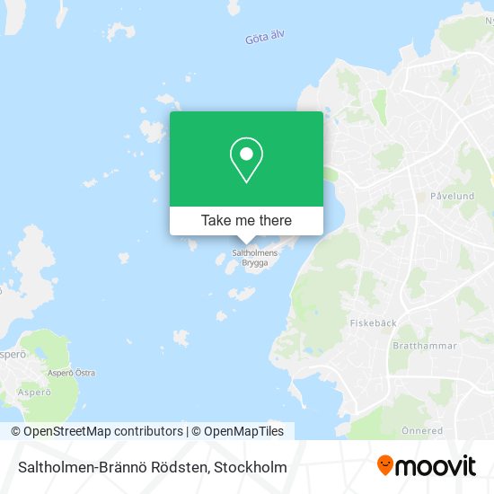 Saltholmen-Brännö Rödsten map