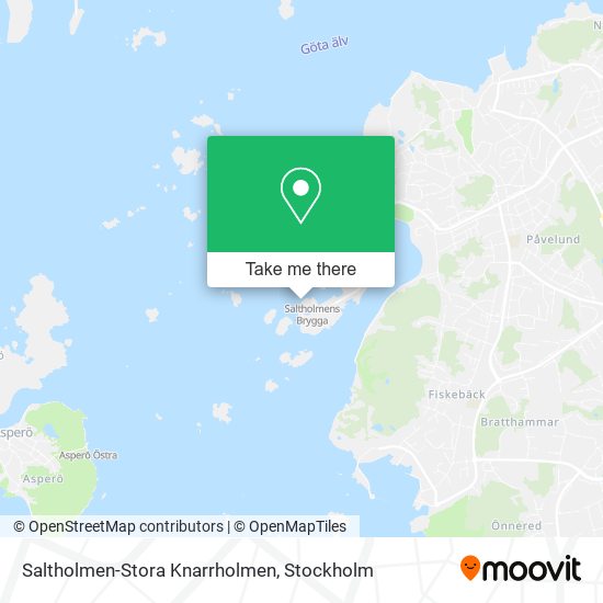 Saltholmen-Stora Knarrholmen map