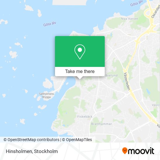 Hinsholmen map