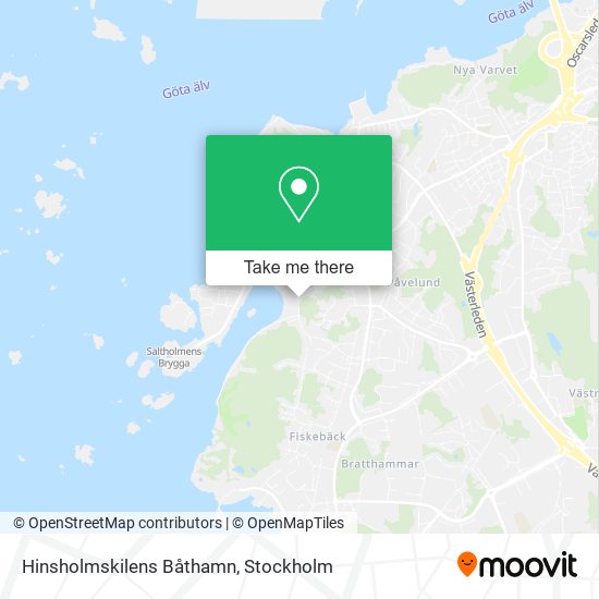 Hinsholmskilens Båthamn map